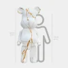 Aero Bear 165cm White Resin Indoor Sculpture