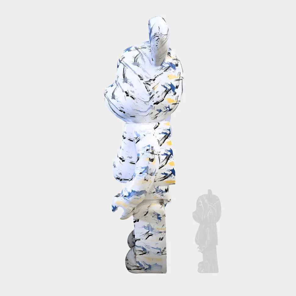Aero Bear Infinity 165cm Resin Indoor Sculpture