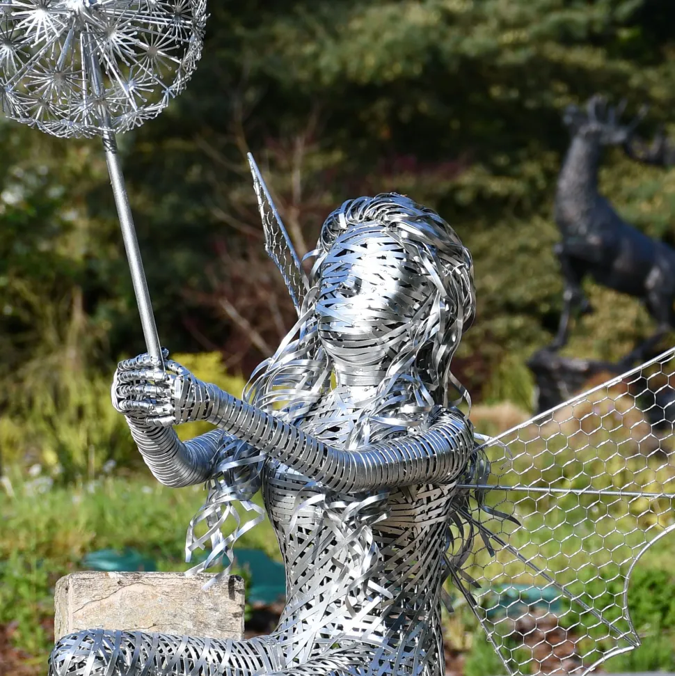 Alette Fairy Metal Wire Garden Sculpture