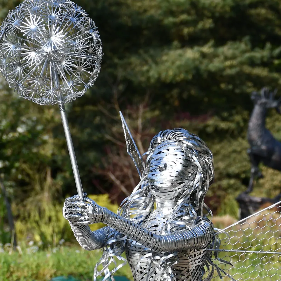 Alette Fairy Metal Wire Garden Sculpture