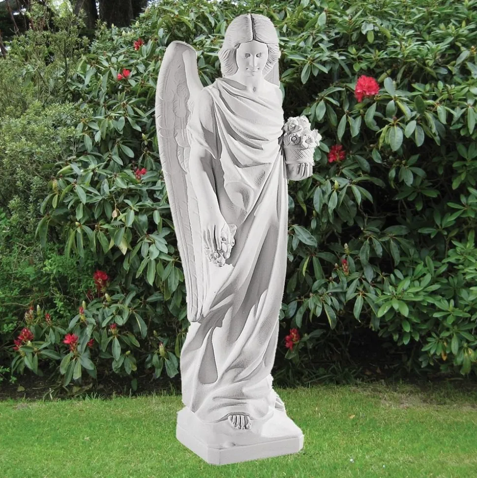Angel 103cm Marble Resin Garden Statue