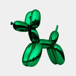 Balloon Dog 80cm Green Fibreglass Indoor Sculpture