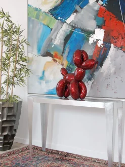 Balloon Dog 60cm Red Resin Indoor Sculpture