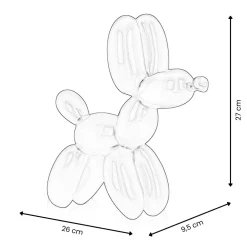 Balloon Dog 27cm Street Art Resin Indoor Sculpture