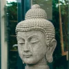 Buddha Head Stone Garden Ornament