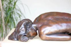 Caterina I Figurine Bronze Indoor Sculpture
