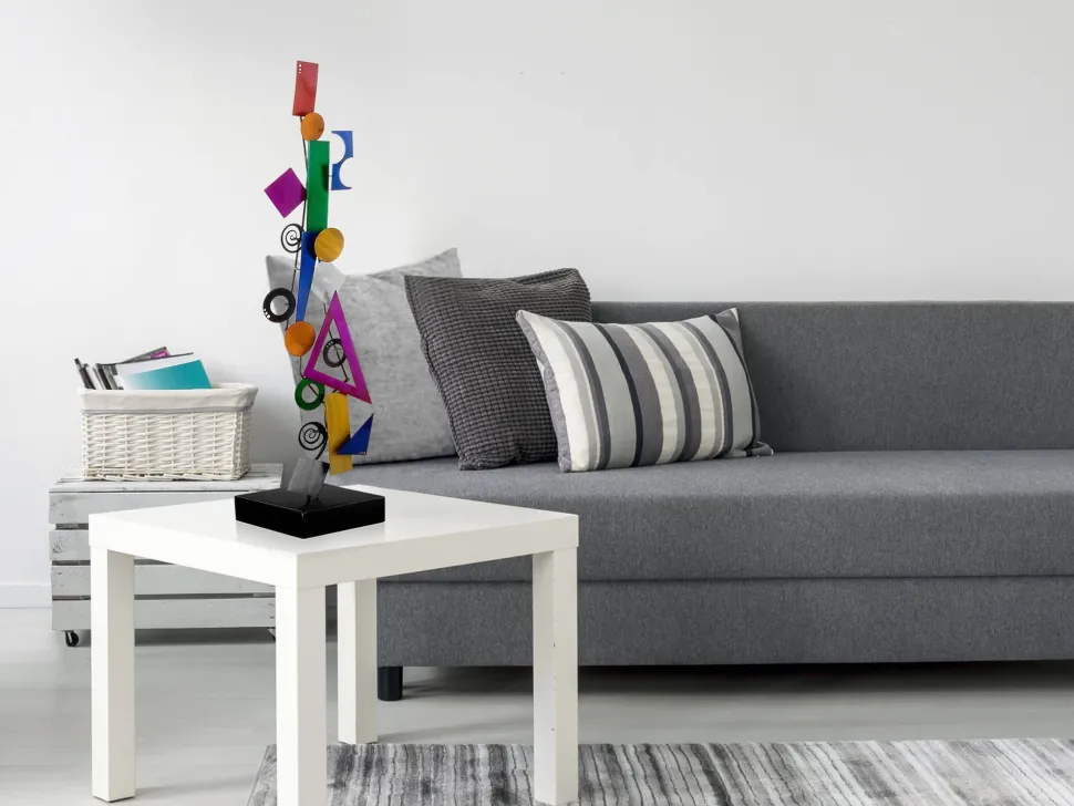 Chaos Ascension 66cm Abstract Metal Indoor Sculpture