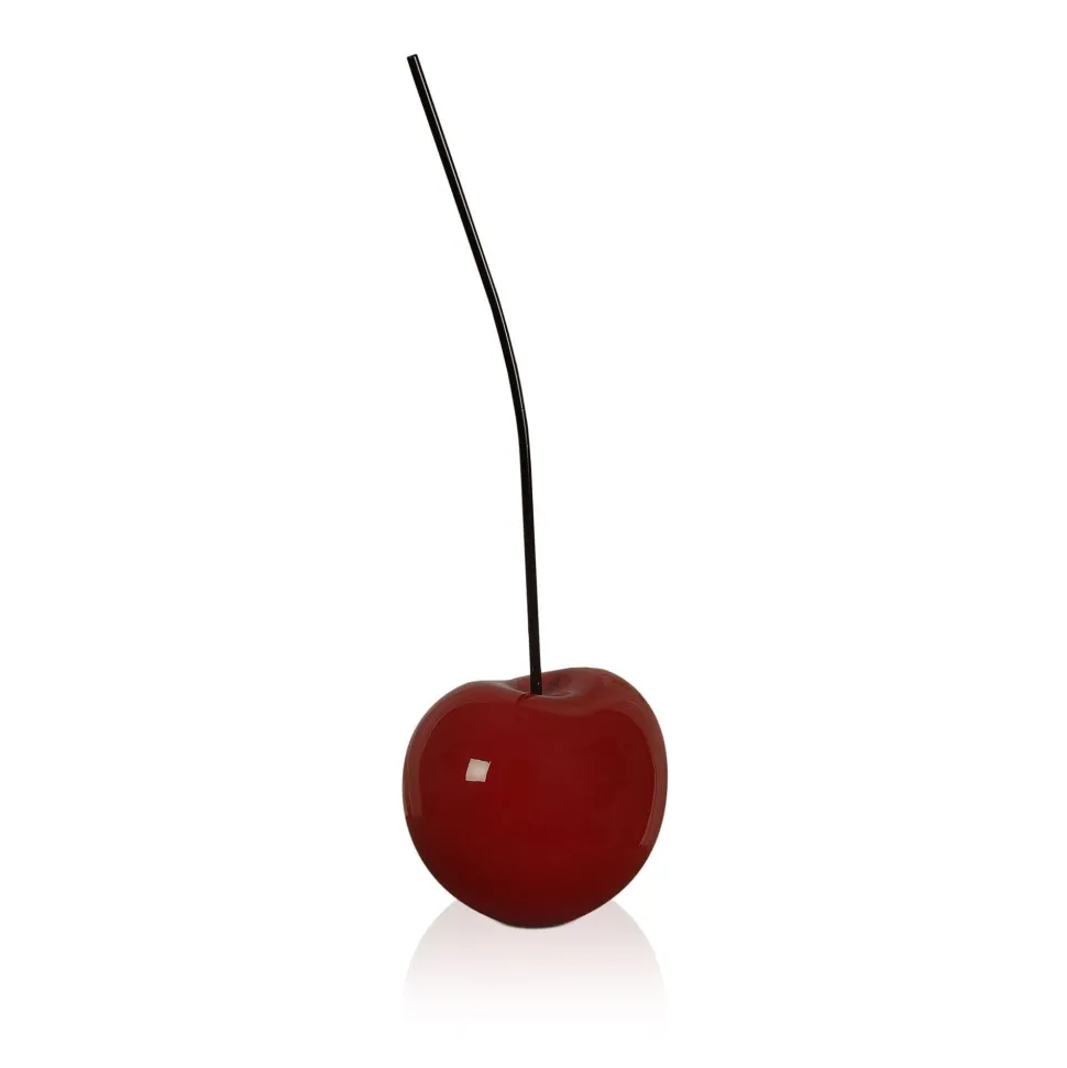 Cherry Pop 44cm Red Resin Indoor Sculpture