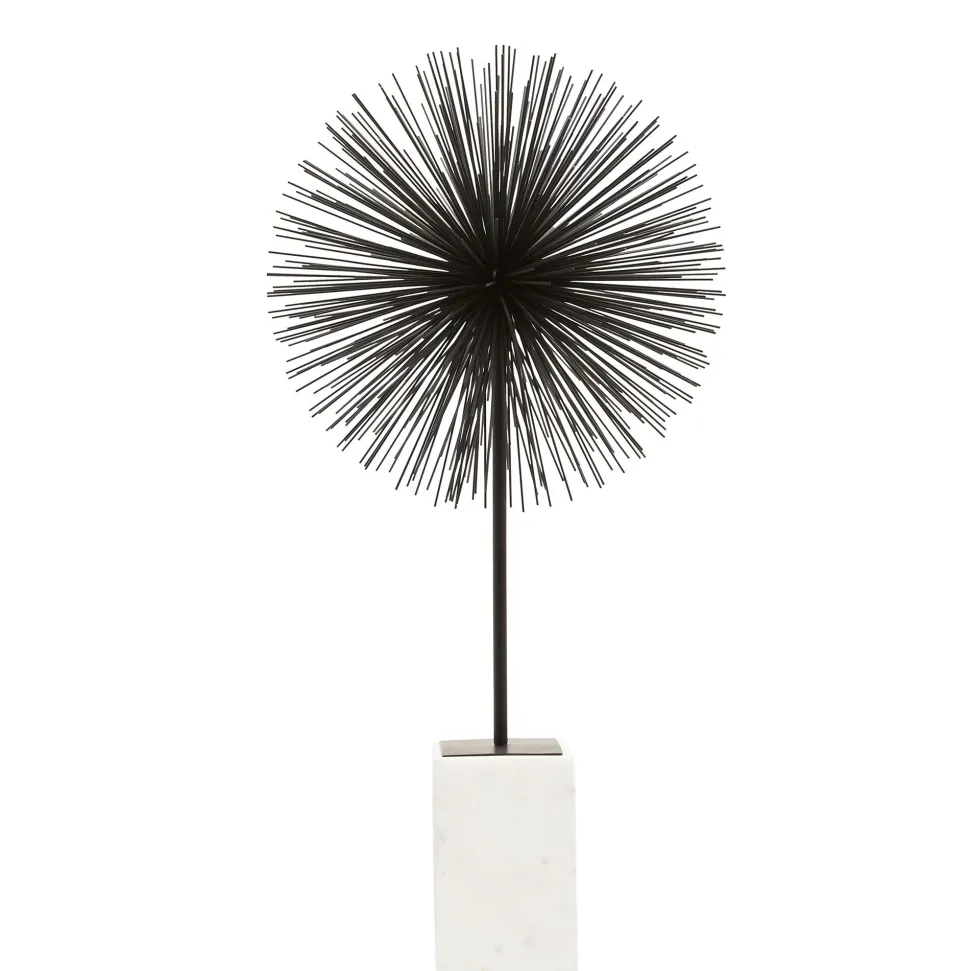 Cosmic Pulse 64cm Black Metal Indoor Sculpture
