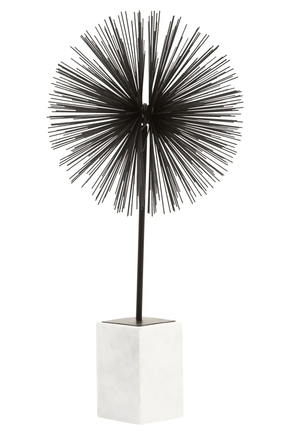 Cosmic Pulse 64cm Black Metal Indoor Sculpture