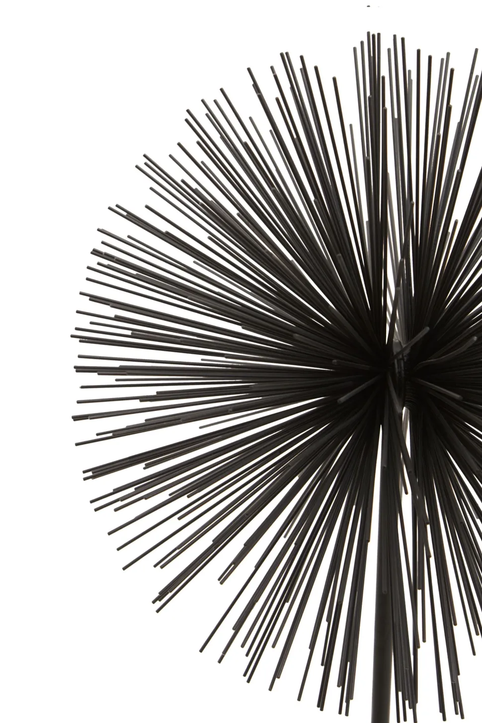 Cosmic Pulse 64cm Black Metal Indoor Sculpture