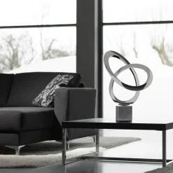 Cosmos 58cm Metal Stainless Steel Indoor Sculpture
