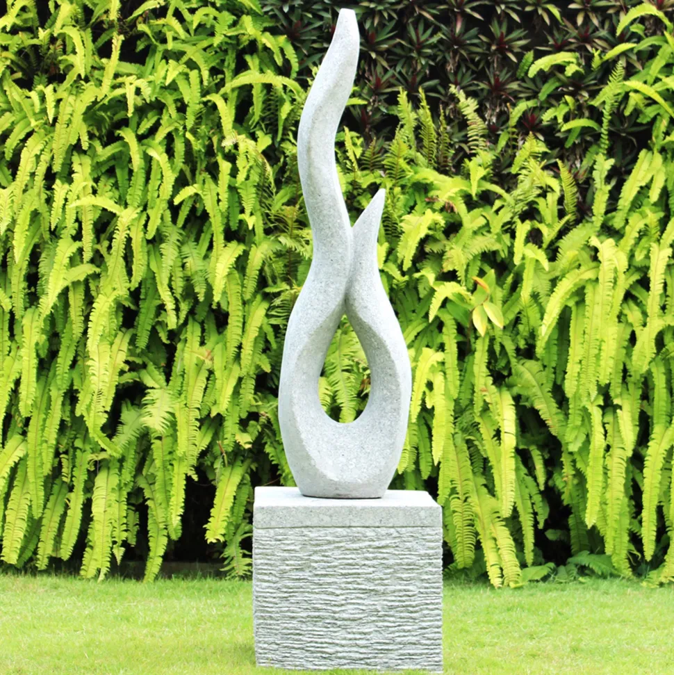 Energise Contemporary Stone Garden Sculpture