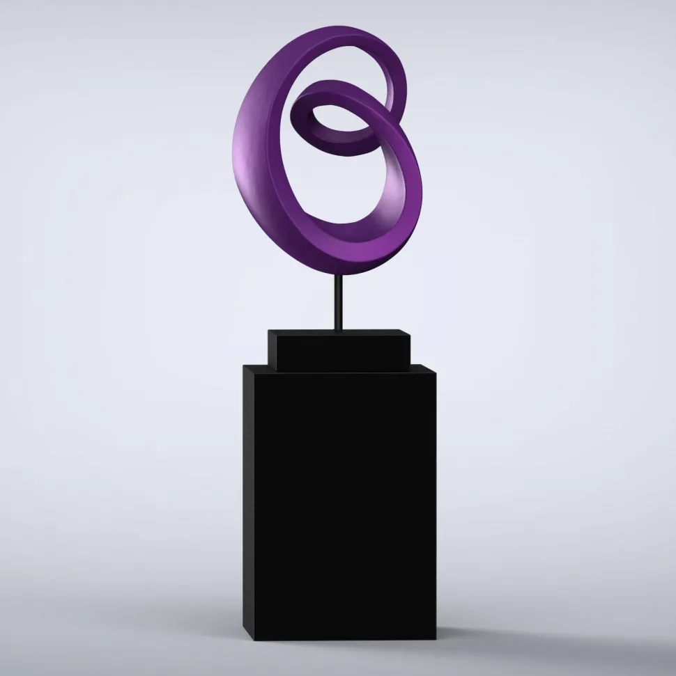 Eternity Contemporary Sculpture - 16 Colour Options