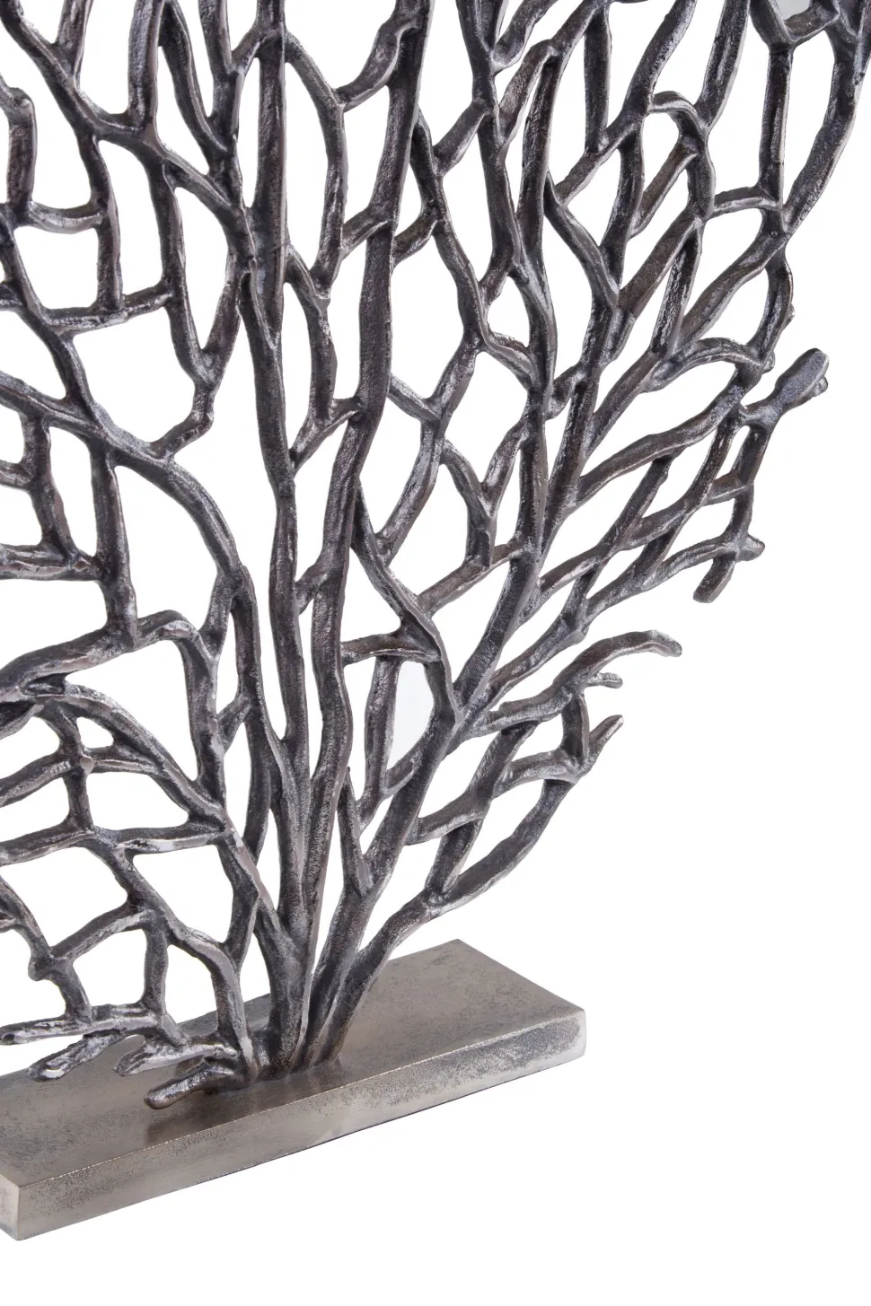Euphoric Coral 53cm Black Metal Indoor Sculpture