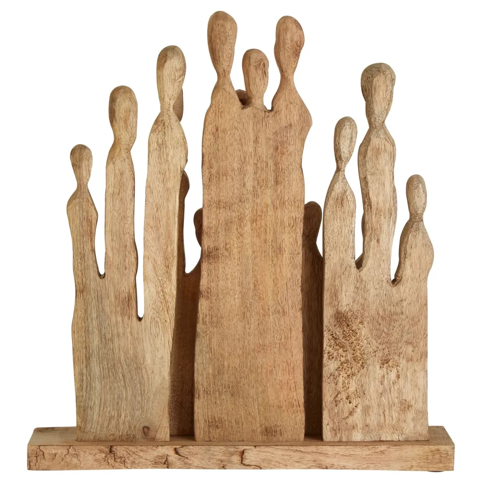 Fusion of Souls 49cm Wood Indoor Sculpture