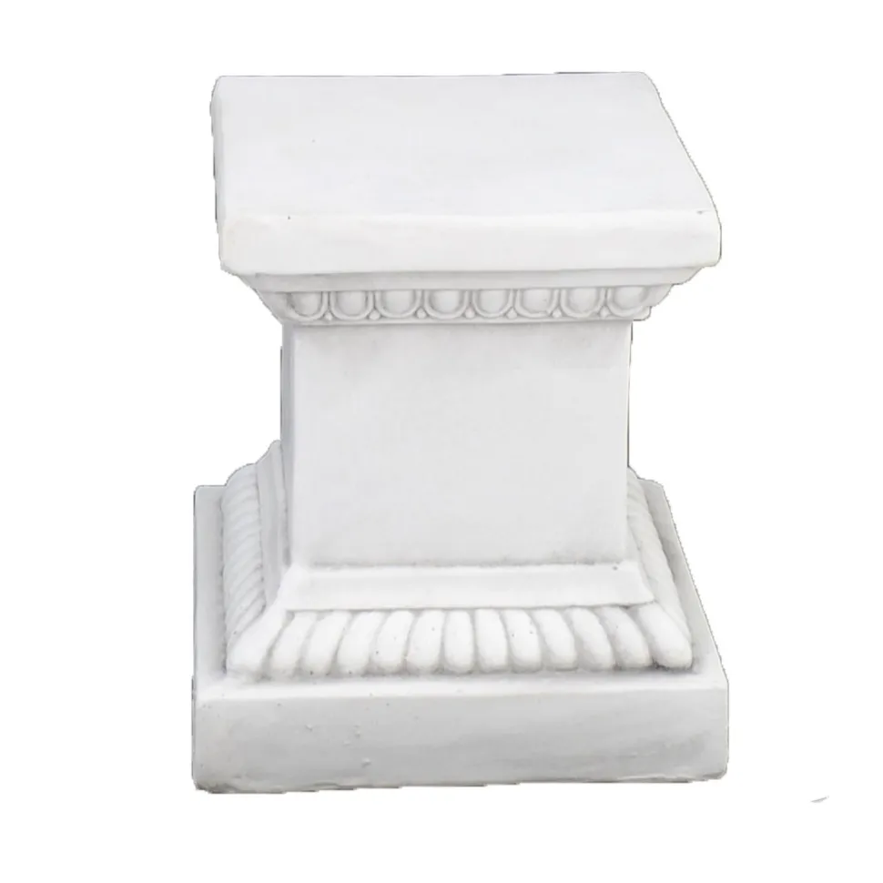 Garden Statue Pedestal 36cm Resin Stone