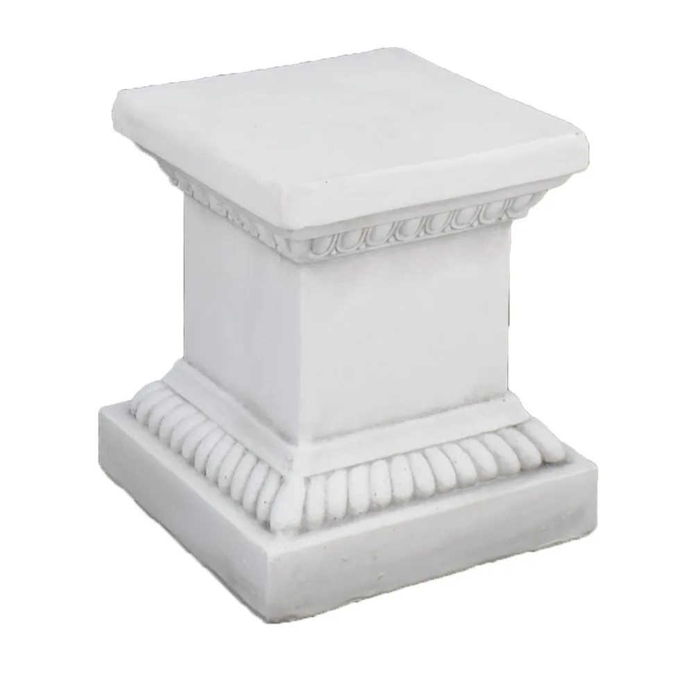 Garden Statue Pedestal 36cm Resin Stone