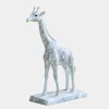 Gigantic Giraffe 350cm White Marble Garden Statue v4