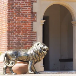 Grand Lions Bronze Metal Garden Statues