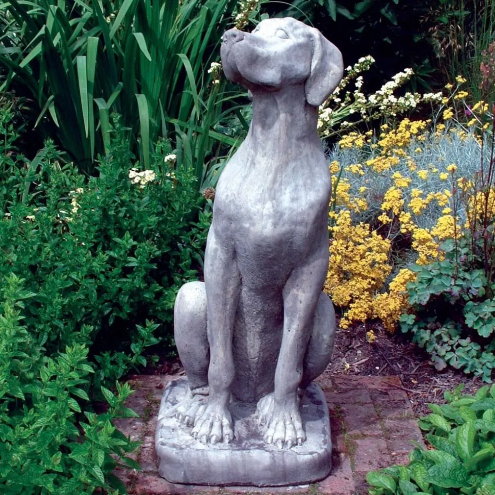 Great Dane Female Dog Stone Garden Statue