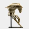 Harmonic Horse 160cm Bronze Metal Garden Sculpture v1