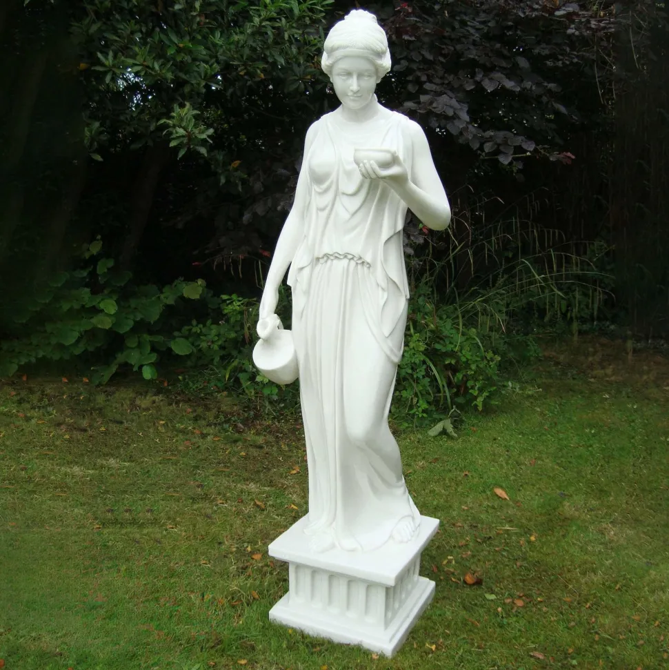 Hebe 85cm Marble Resin Garden Statue