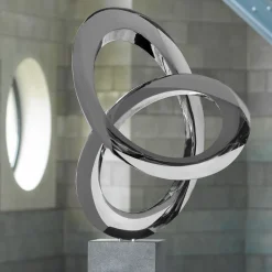 Helix 98cm Metal Stainless Steel Indoor Sculpture