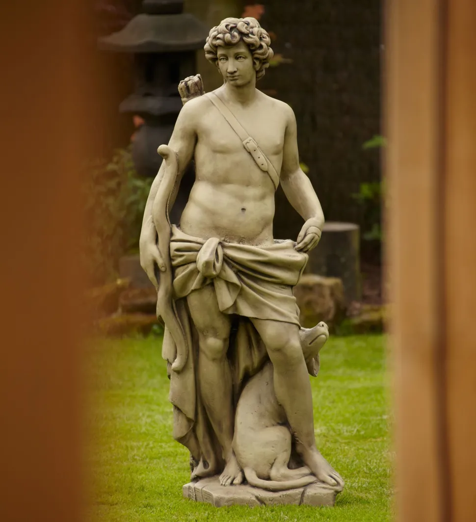 Hunter and Diana 140cm Stone Garden Statues