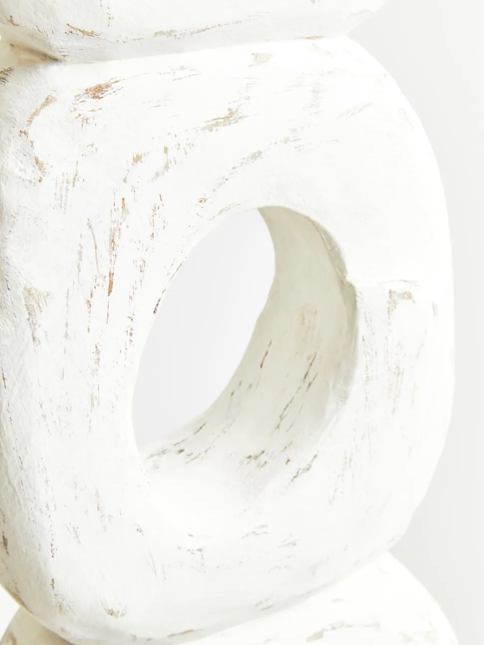 Infinite Quartet 61cm White Wood Indoor Sculpture