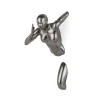 Infinity Woman 28cm Anthracite Resin Wall Sculpture