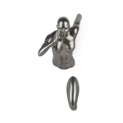 Infinity Woman 28cm Anthracite Resin Wall Sculpture