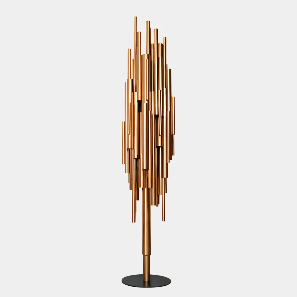 Light Symphony 193cm Copper Metal Garden Sculpture