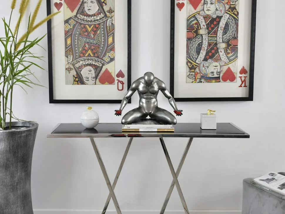 Lost Affection 32cm Anthracite Resin Indoor Sculpture