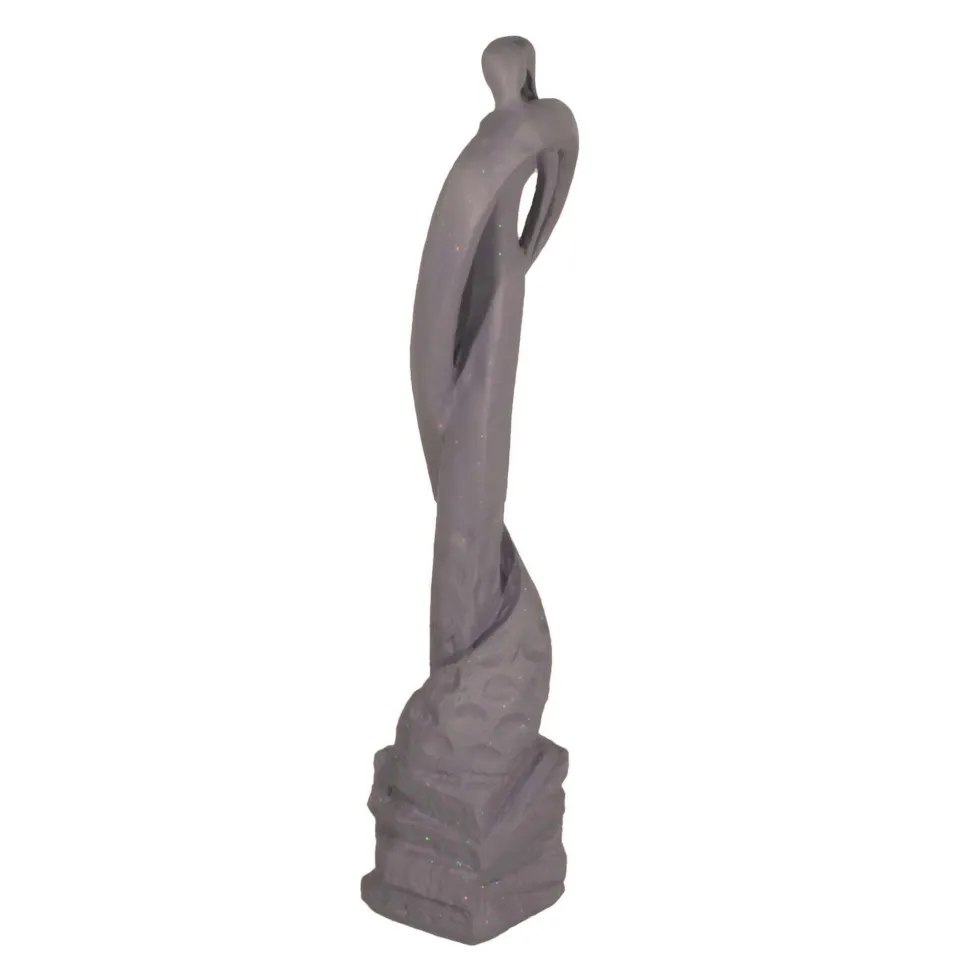 Loving Kiss 82cm Modern Poly Resin Garden Statue