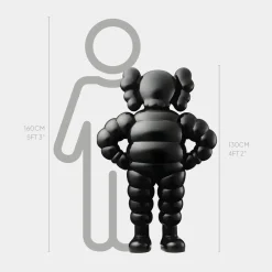 Lucify Bounce 130cm Black Resin Indoor Sculpture