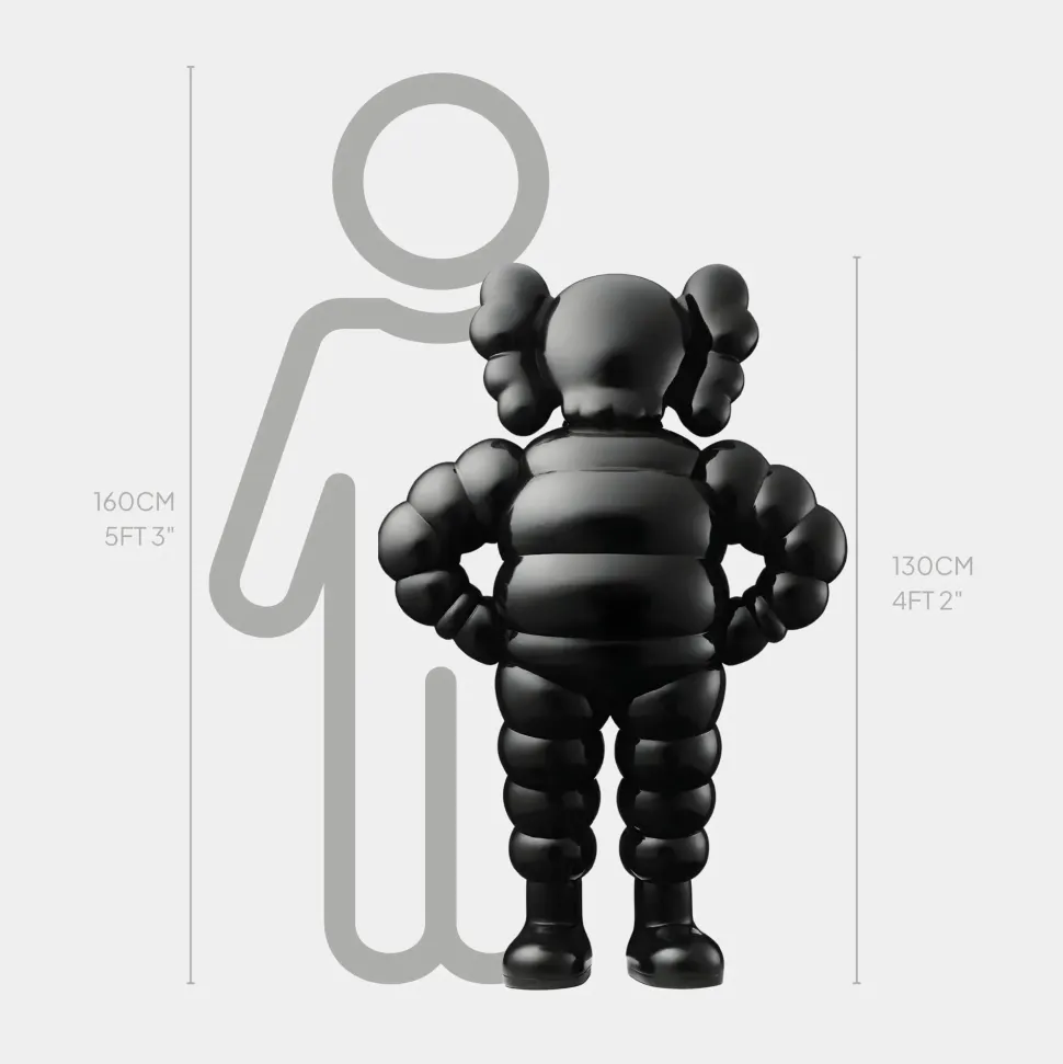 Lucify Bounce 130cm Black Resin Indoor Sculpture