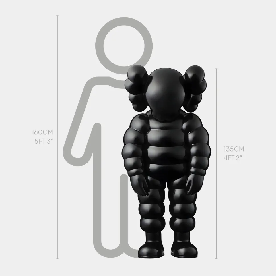 Lucify Bounce 135cm Black Resin Indoor Sculpture