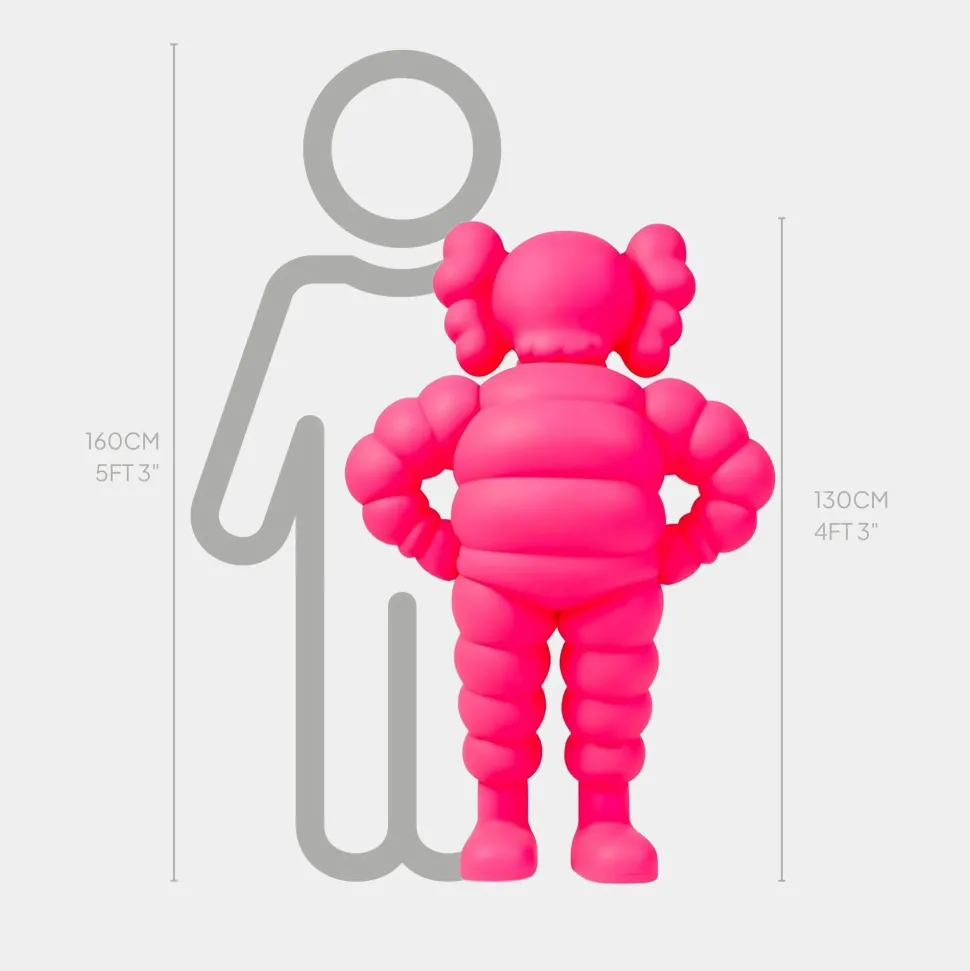 Lucify Bounce 130cm Pink Resin Indoor Sculpture