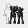 Lucify Companions 150cm Black Resin Indoor Sculpture