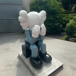 Lucify Hide 135cm Grey Resin Indoor Sculpture
