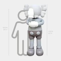 Lucify Motion 170cm Grey Resin Indoor Sculpture v3