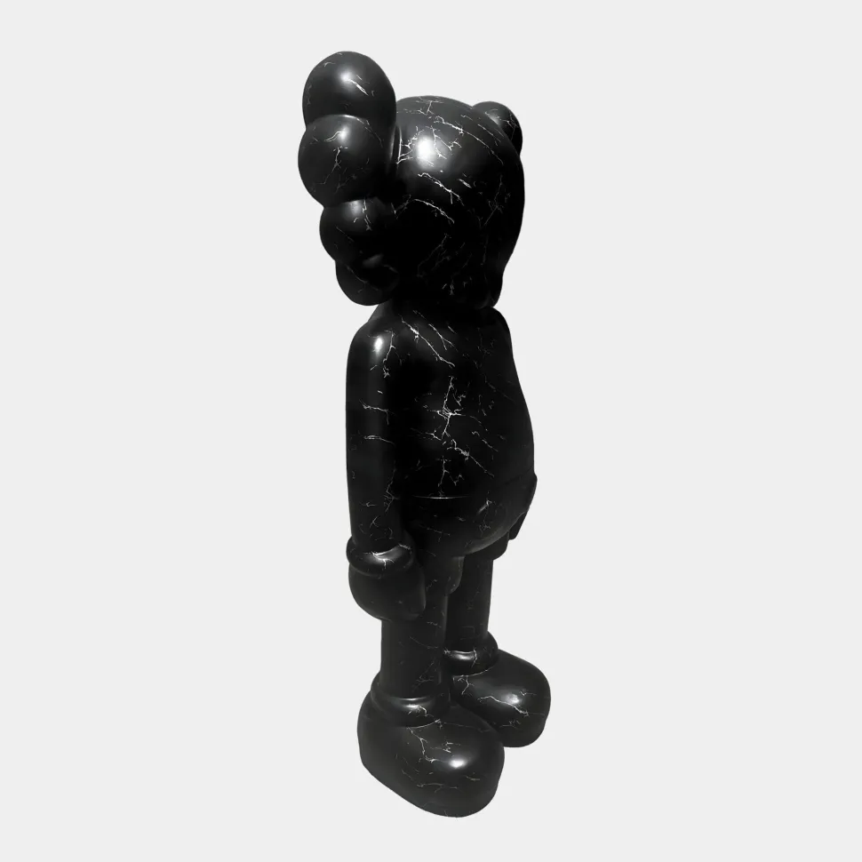 Lucify Seek 170cm Black Resin Indoor Sculpture