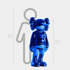 Lucify Seek 135cm Blue Resin Indoor Sculpture