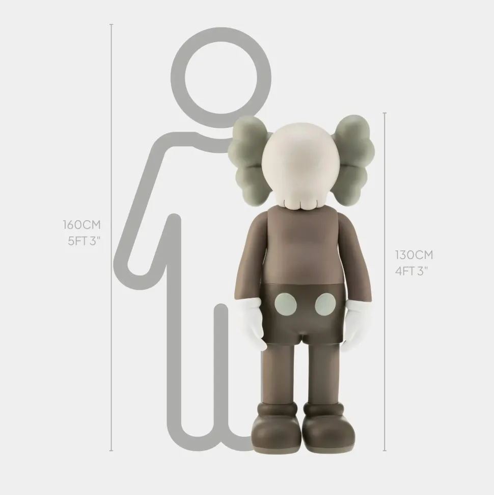Lucify Seek 130cm Brown Resin Indoor Sculpture