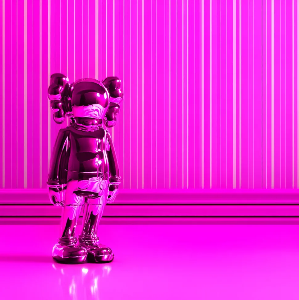Lucify Seek 135cm Pink Resin Indoor Sculpture