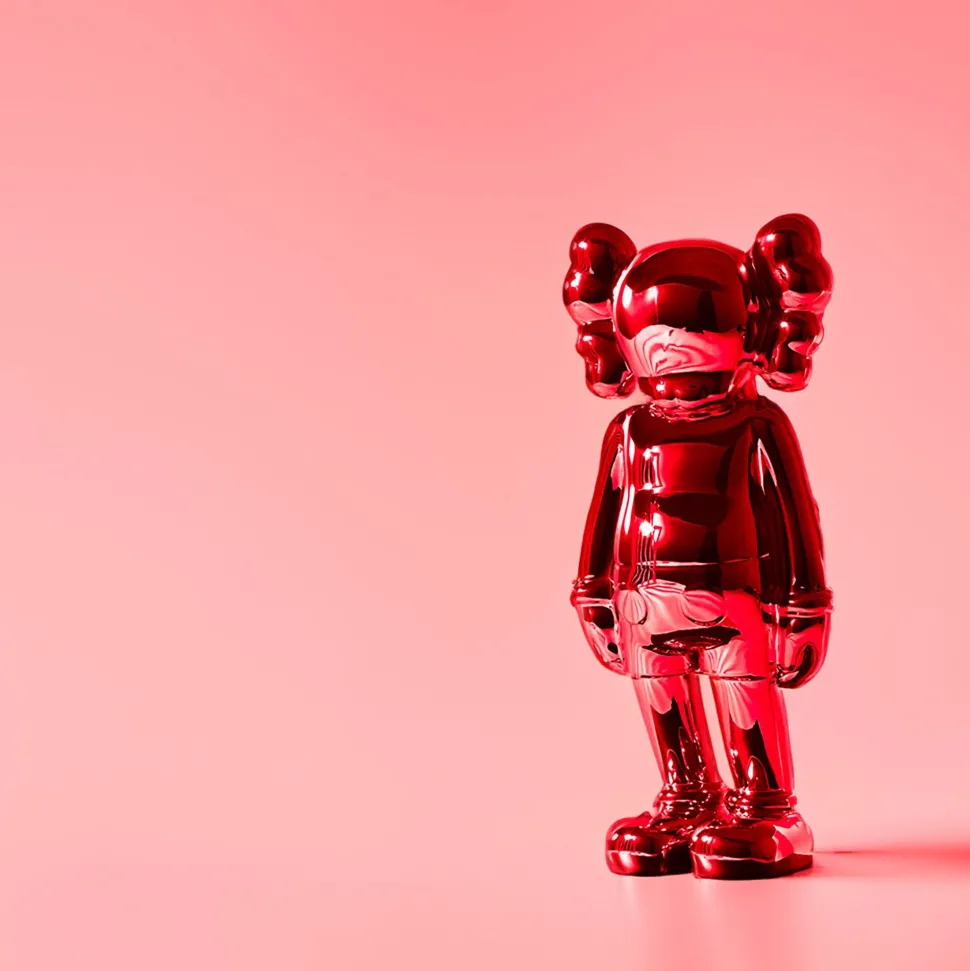 Lucify Seek 135cm Red Resin Indoor Sculpture