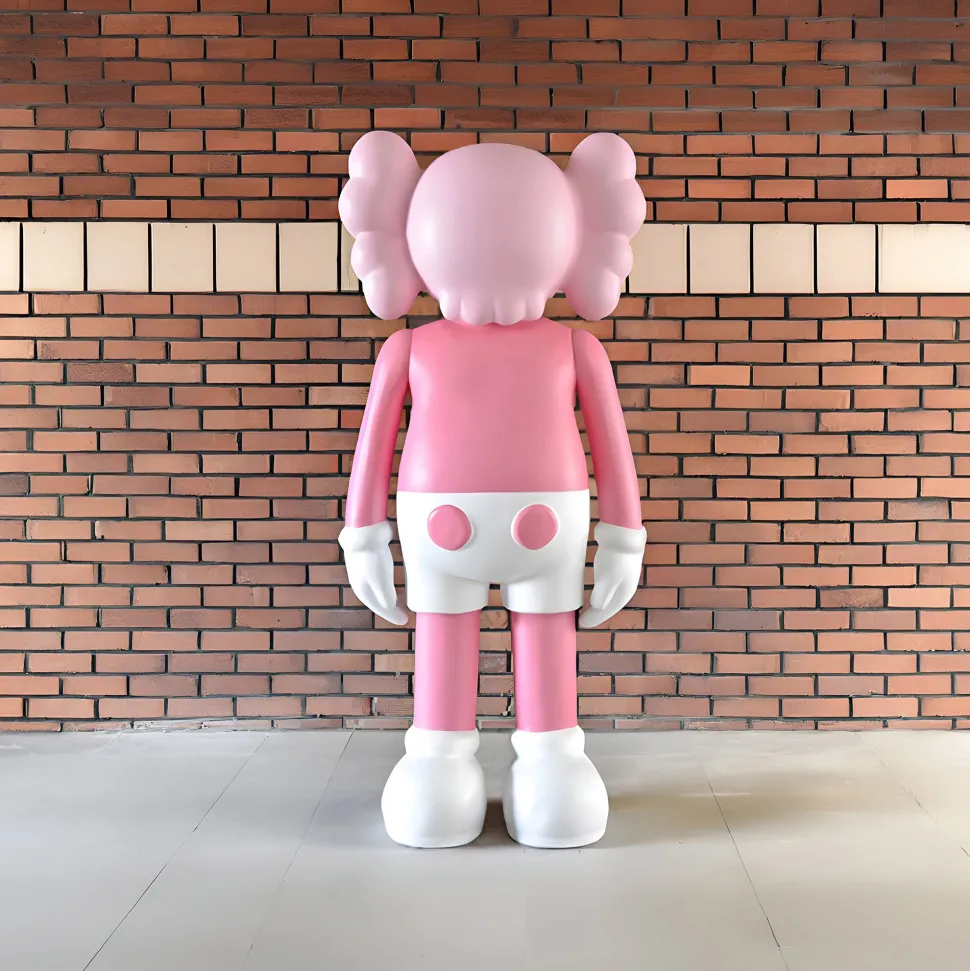 Lucify Seek 135cm Soft Pink Resin Indoor Sculpture