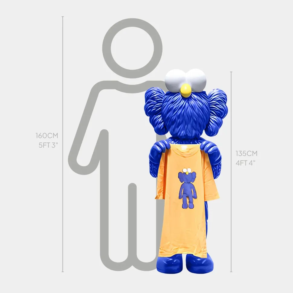 Lucify Tee 135cm Blue Resin Indoor Sculpture