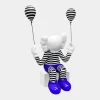 Lucify Up 70cm Blue Resin Indoor Sculpture